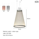 Axyaa Tassel Pendant Light: Modern Staircase Living Room Dining Room Lamp