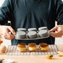 Axyaa Silicone Mini Muffin Mold 6/12-Hole Baking Pan Non-Stick Cupcake Pudding Tool