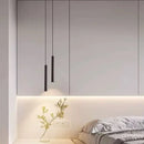 Axyaa Black Indoor LED Chandelier Pendant Lights for Bedside Corridor, Adjustable Hanging Lighting
