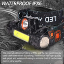 Axya Mini LED Headlamp Rechargeable Waterproof Head Torch Bright Portable Headlight