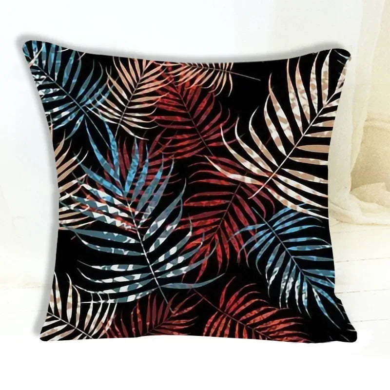 Abstract Leaf Cushion Cover by Axyaa - 45*45cm