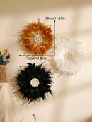 Axyaa Boho Feather Dreamcatcher - Large Wall Hanging Decor for Bedroom and Home