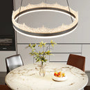 Axyaa Modern Home Decor LED Pendant Light Chandeliers for Living Room