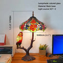 Axyaa Tiffany Stained Glass Table Lamp for Luxurious Living Spaces
