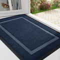 Axyaa Rubber Indoor Outdoor Entryway Mat Easy Clean Low Profile Fade Resistant Mats