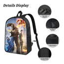 Axyaa Fantastic Four Kids Backpack Set with Lunch Box and Pen Bag