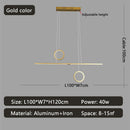 Axyaa Modern LED Suspension Pendant Lights for Dining Room and Living Room