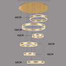 Axyaa Modern Light Luxury Staircase Pendant Lights for Living Room and Indoor Lighting