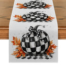 Thanksgiving Buffalo Table Runner by Axyaa: Kitchen Holiday Party Decor & Dining Table Cloth