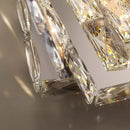 Axyaa Crystal Ceiling Lamp: High-end Modern Square Living Room Bedroom Light
