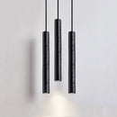 Axyaa Ultra Fine Black LED Pendant Lamps - Modern Minimalist Ceiling Droplight