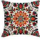 Colorful Floral Pattern Pillow Covers by Axyaa - Ideal for Sofa, Bedroom, Car