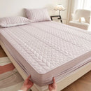 Axyaa Washed Cotton Padded Mattress Cover Simmons Protective All-Inclusive Sheet