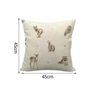 Axyaa Animal Pattern Pillow Case - 45x45CM