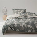 Luxury Egyptian Cotton Floral Duvet Cover Set by Axyaa - Queen King Double Ru Europe Size