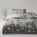 Luxury Egyptian Cotton Floral Duvet Cover Set by Axyaa - Queen King Double Ru Europe Size