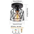 Axyaa Minimalist E27 Ceiling Light for Corridor, Balcony, Bathroom - Modern Kitchen Lighting