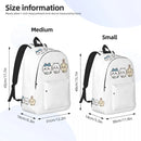 Axyaa Chiikawa Cartoon Cute Anime Backpack for Kids, Primary School Bookbag Boy Girl Daypack