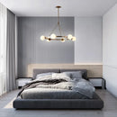 Axyaa Glass Ball Chandelier LED Pendant Light - Modern Nordic Style