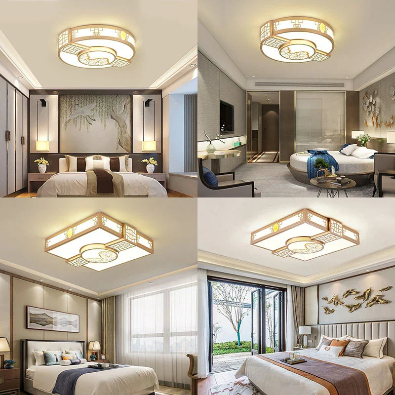 Axya Metal+Acrylic LED Ceiling Lamp for Home Indoor Lighting