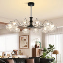 Axyaa Glass Ball Chandelier Pendant Light for Bedroom Living Room Restaurant
