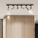 Axyaa 7W GU10 LED Track Lights with Cement Track Fixture Spotlights