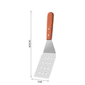 Axyaa Steel Steak Spatula with Wooden Handle - High Temperature Resistant Turner