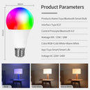 Axyaa Smart Bluetooth LED Light Bulbs 9W 15W 18W E27 220V Remote Control Group RF 2.4GHz
