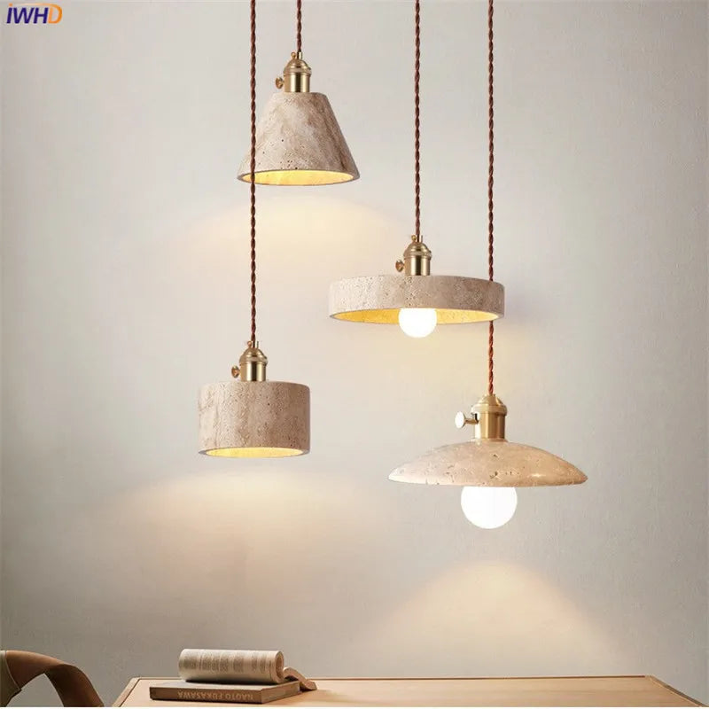 Axyaa Nordic LED Pendant Light Copper Socket for Bedroom Living Room