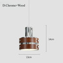 Axyaa Iron Plated Pendant Light for Modern Retro Decor
