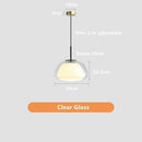 Axyaa Glass Jelly Chandelier Pendant Lamp for Living Room, Bedroom, and Restaurant