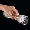 Axyaa Acrylic Salt Pepper Shakers Adjustable Coarseness Ceramic Rotor Kitchen Accessories
