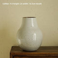 Axyaa Ceramic Countertop Vase - Modern Home Flower Arrangement Piece