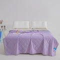Axyaa Floral Print Lightweight Summer Quilt with Ultra-Fine Fiber Filling