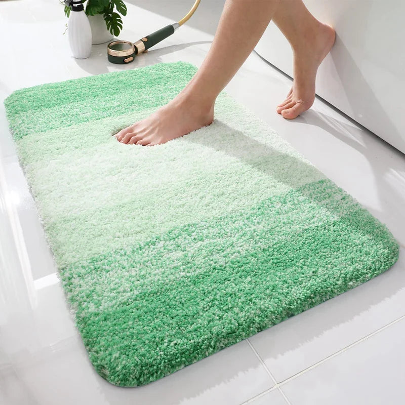 Axyaa Shaggy Soft Bath Rug 60x150 - Absorbent & Non-Slip Large Bathroom Mat