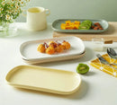 Axyaa Square Dessert Sushi Plate Set for Household Tea Time