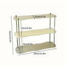 Axyaa Acrylic Display Rack: Perfume & Skin Care Storage Shelf, Desktop Organizer