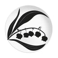 Axyaa Bamboo Fiber Plate - Cute Nordic Style Cartoon Tableware for Breakfast or Dessert