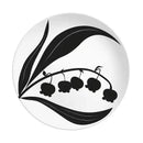 Axyaa Bamboo Fiber Plate - Cute Nordic Style Cartoon Tableware for Breakfast or Dessert