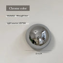 Axyaa Mushroom Wall Lamp: Creative Iron Half Circle Lighting Fixture