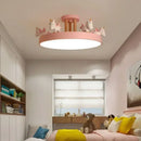 Nordic Modern Unicorn LED Ceiling Lamp for Living Room by Axyaa