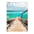 Nordic Surfing Canvas Wall Art for Living Room Decoration by Axyaa