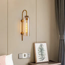 Axyaa Glass Wall Lamp for Luxury Bedside Light in Hotel Bedroom