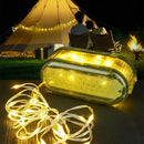 Axyaa LED Camping Light Strip 6.5M Waterproof Outdoor Garden Decoration Lamp