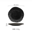 Axyaa Matte Ceramic Steak Plate Pasta Sushi Salad Molecular Cuisine Tableware