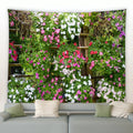 Axyaa Flower Tapestry: Garden Wall Hanging and Outdoor Home Decor