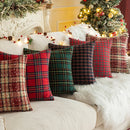 Axyaa Christmas Green Cushions: Soft Nordic Pillows for Living Room Decor