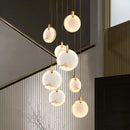 Axyaa Nordic Luxury LED Marble Staircase Light - Modern Minimalist Home Lighting