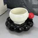 Axyaa Nordic Style Ceramic Coffee Cups & Saucers Set - Exquisite Tea Tableware