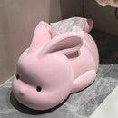 Axya Rabbit Drawn Ceramic Tissue Box - Affordable Luxury and Home Decor